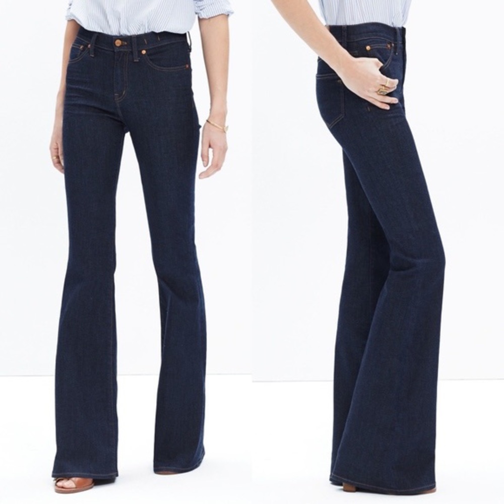 Madewell Kenner Wash Flea Market Flare 28